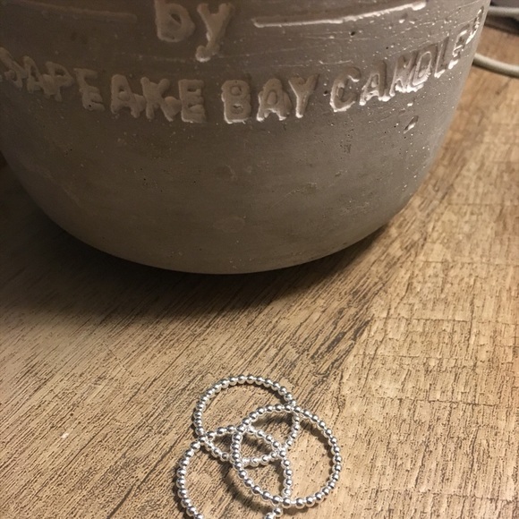 SS Small Ball Stack Rings - Picture 5 of 5